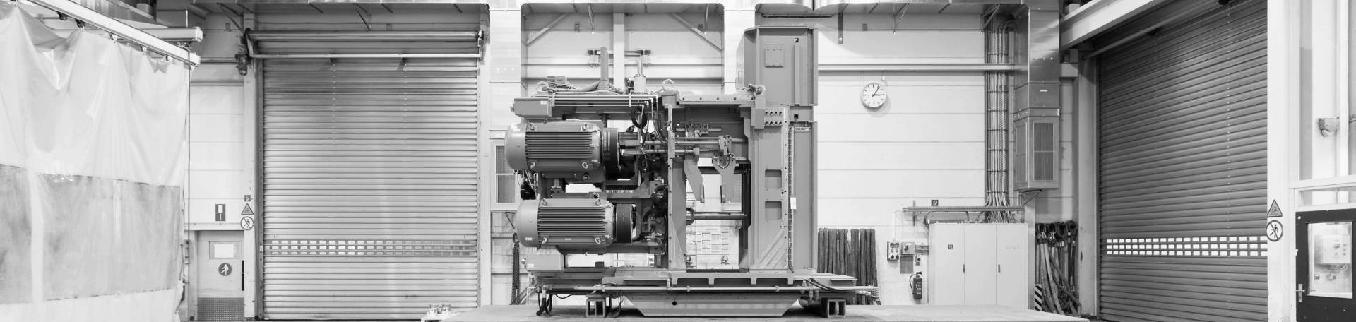 seitliche Ansicht Maschine